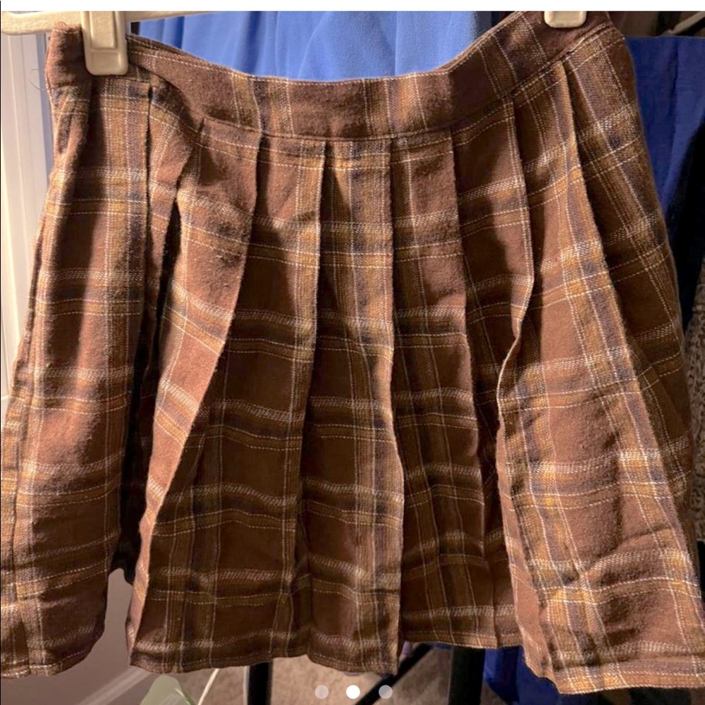 Cute plaid miniskirt. Runs a little small